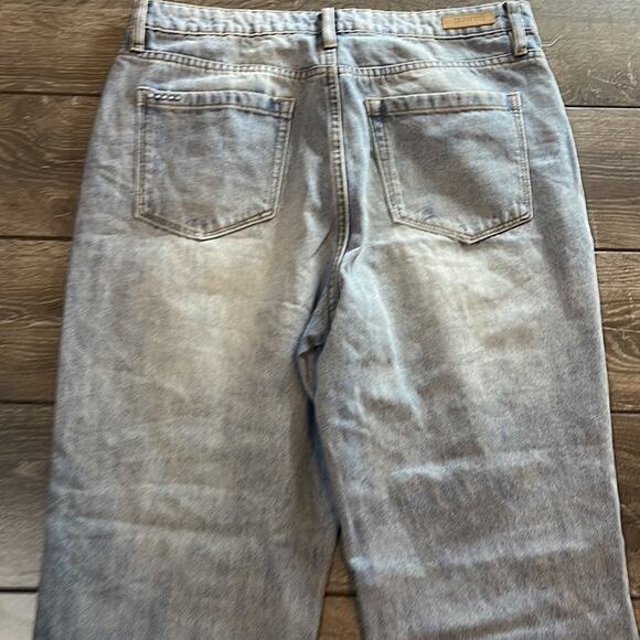 Blank NYC The Madison Crop Distressed Blue Jeans Women’s Size 29 - Picture 5 of 8
